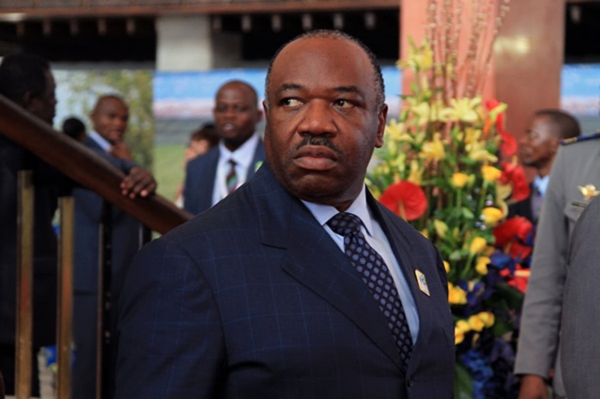 Le président Ali Bongo au XIVe Sommet de la Francophonie, à Kinshasa, en octobre 2012. © Baudouin Mouanda pour JA