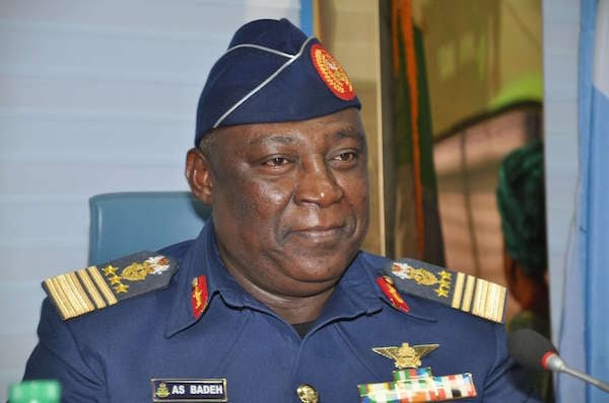 Alex Badeh, ex-chef d’État-major des armées du Nigeria, le 20 janvier 2014, à Abuja © Olamikan Gbemiga/AP/SIPA