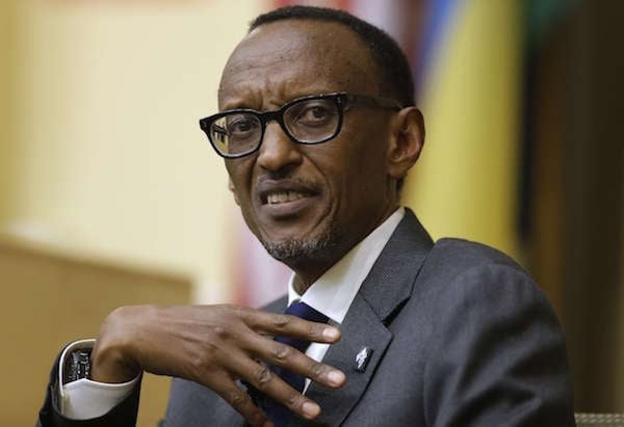 Le président rwandais Paul Kagame à l’université de Tufts, à Melford, aux États-Unis,  le  22 avril 2014 © Steven Senne/AP/SIPA