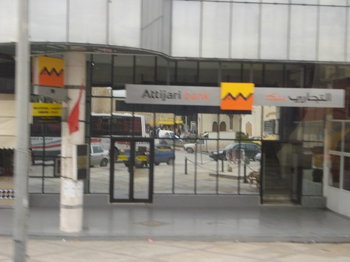 Vue d’une agence d’Attijari Bank à Sousse. © Cimoi/Wikimedia Commons
