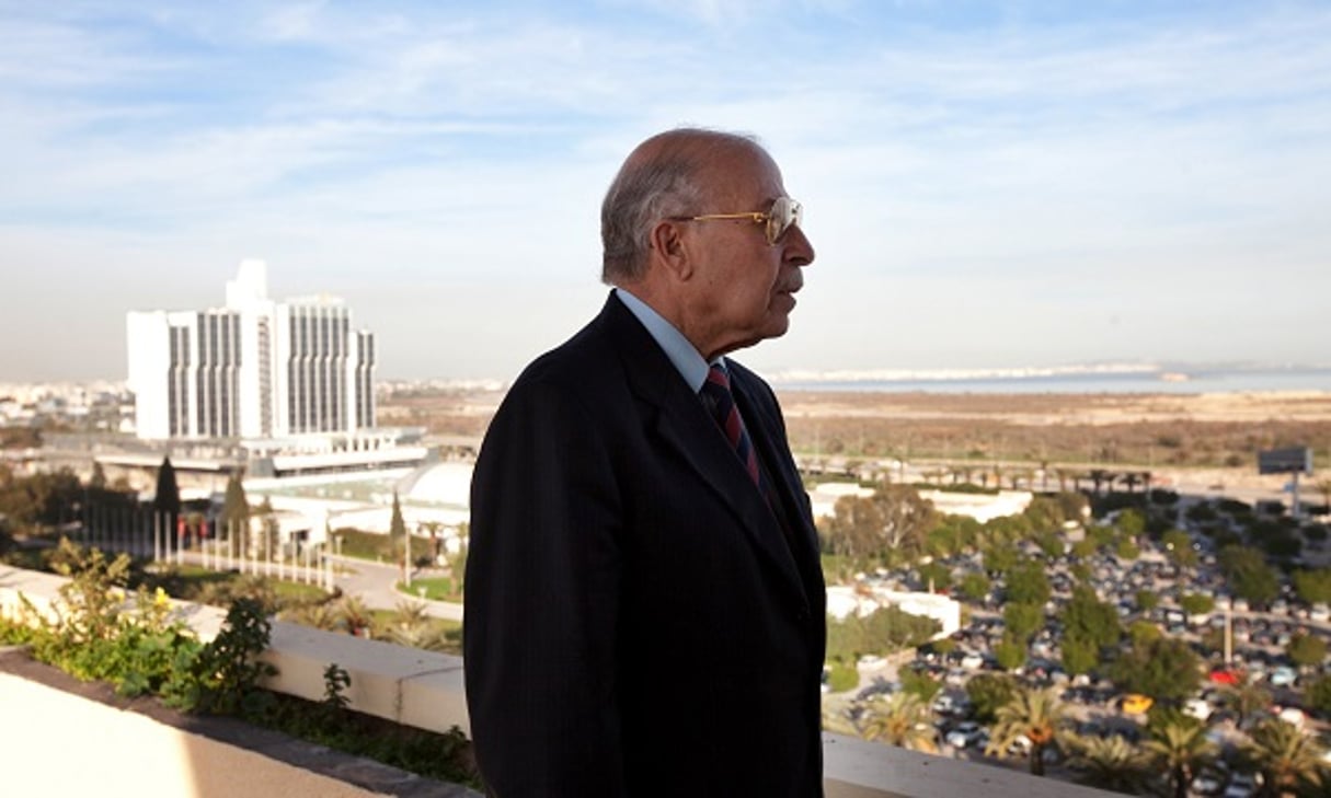 Chedly Ayari, le gouverneur de la Banque centrale de Tunisie. © Ons Abid pour JA