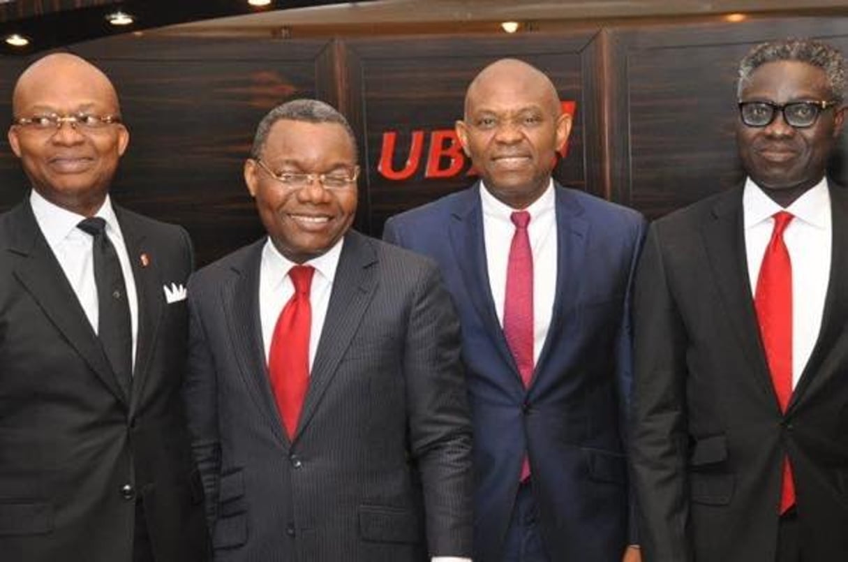 Les dirigeants de UBA autour de Tony Elumelu, président du groupe et milliardaire africain symbole du nouvel engouement pour entrepreneuriat © DR