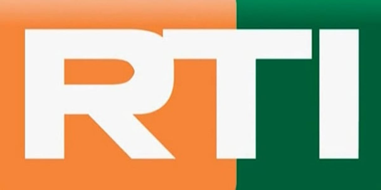 Le logo de la RTI, groupe audiovisuel public de Côte d’Ivoire. © DR