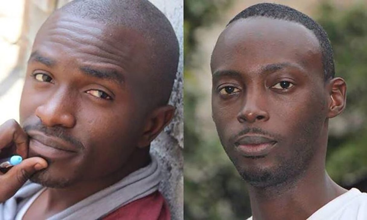 Fred Bauma et Yves Makwambala ont été incarcérés le 15 mars 2014 en RD Congo. © DR / Human Rights Watch