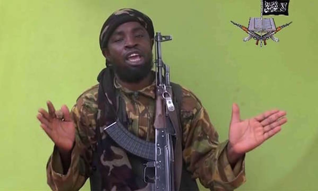 Abubakar Shekau dans une vidéo datée du 12 mai 2014. © AP/SIPA