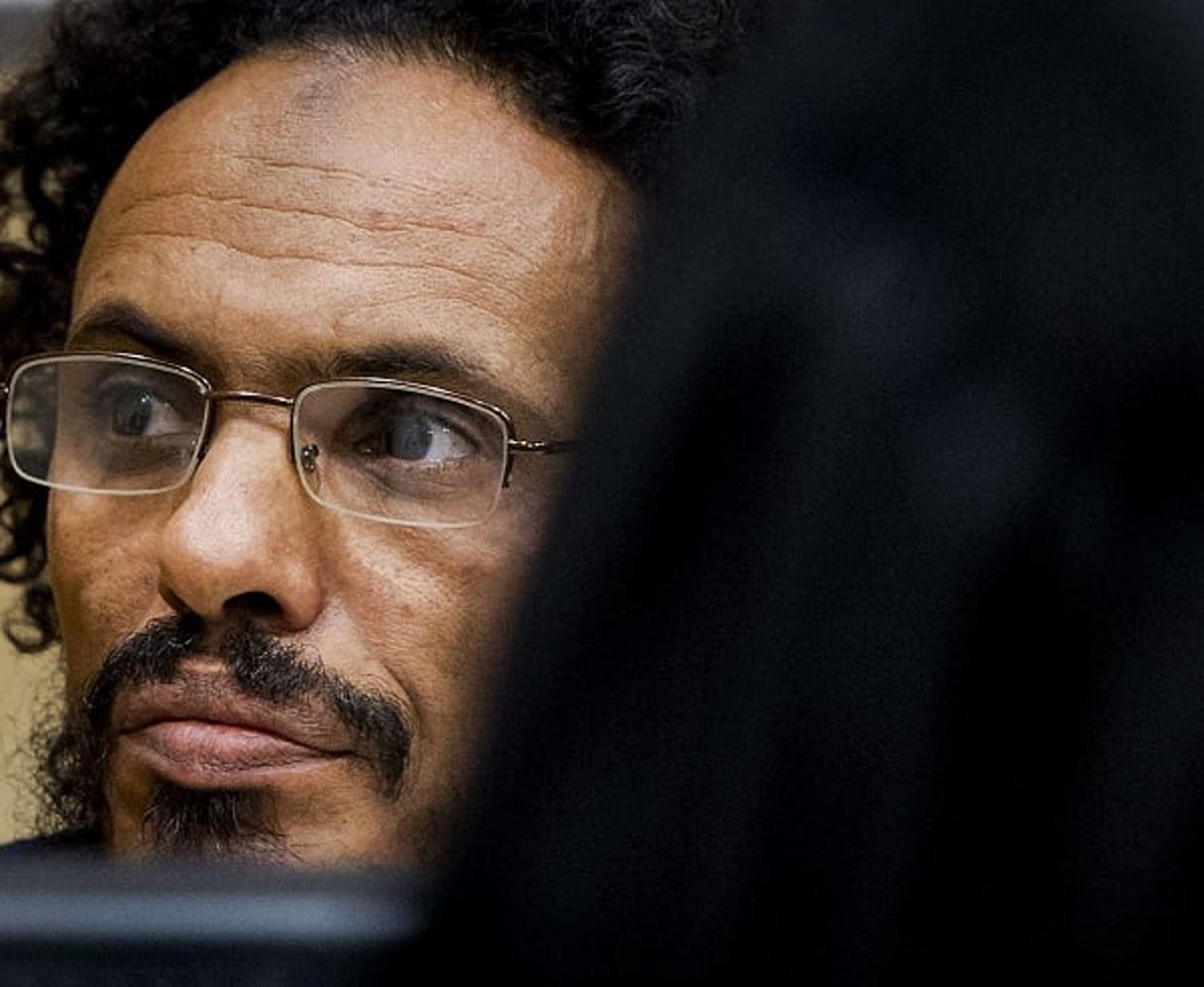 Ahmad Al Mahdi Al Faqi  à la Cour pénale internationale le 30 septembre 2015. © Robin van Lonkhuijsen / AP / SIPA