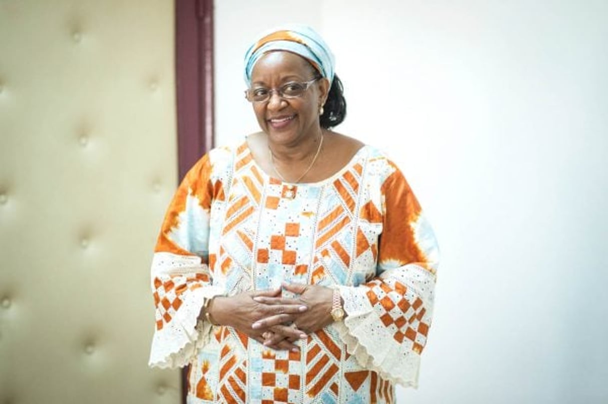 Kanny Diallo, ministre du Plan et de la Coopération internationale © SYLVAIN CHERKAOUI POUR J.A.