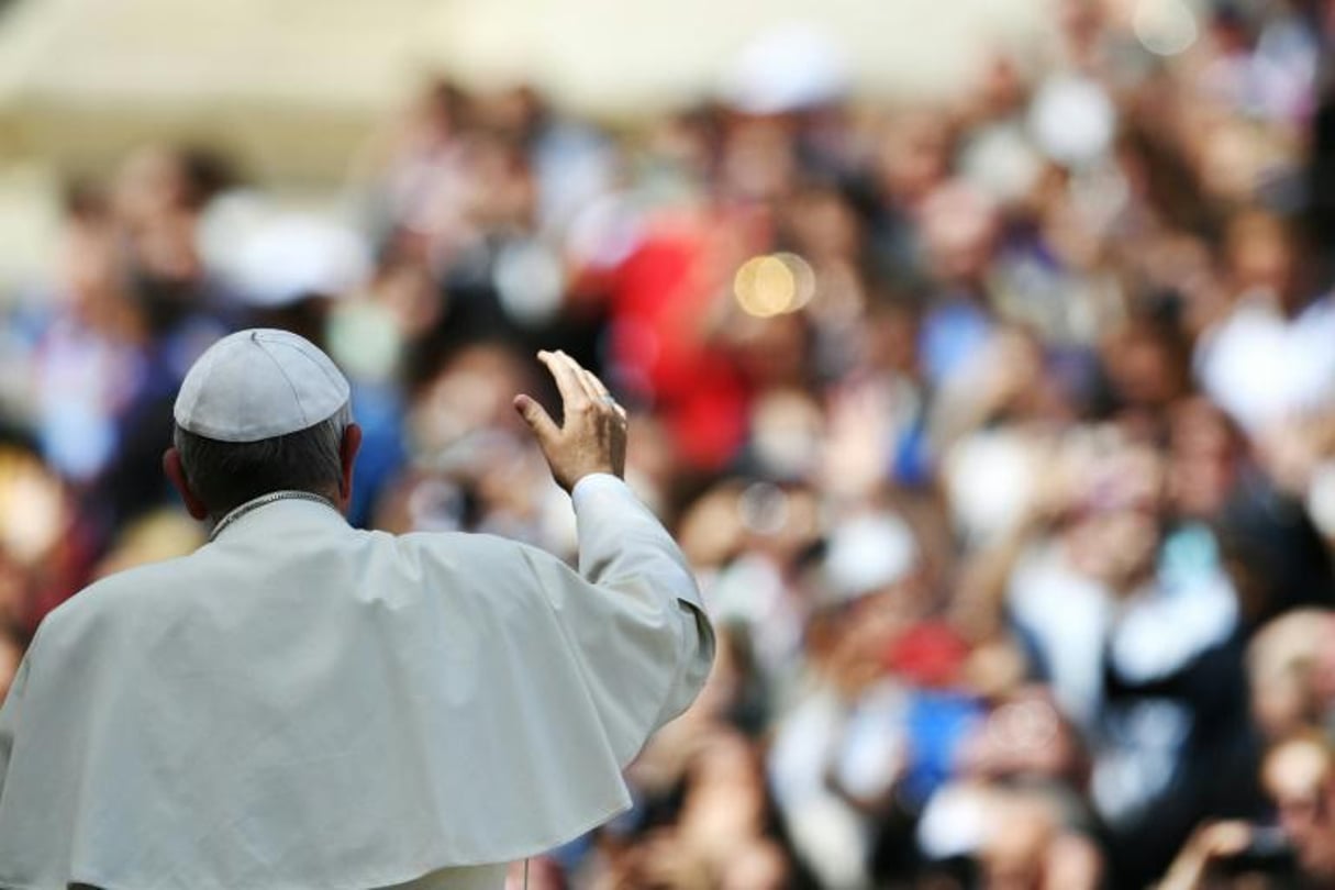 Le pape François, le 6 avril 2016 au Vatican. © Tiziana Fabi/AFP