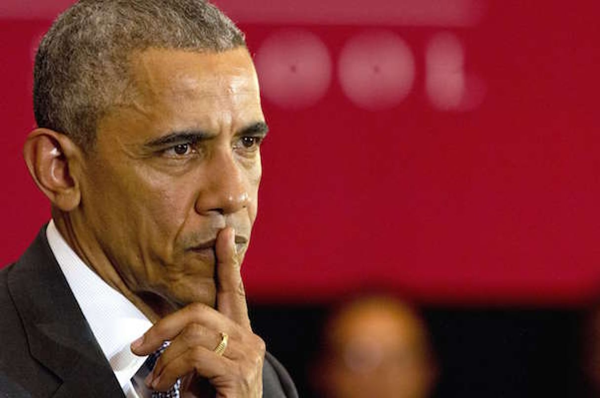 Le président américain Barack Obama, à l’Université de droit de Chicago en avril 2016. © Jacquelyn Martin/AP/SIPA