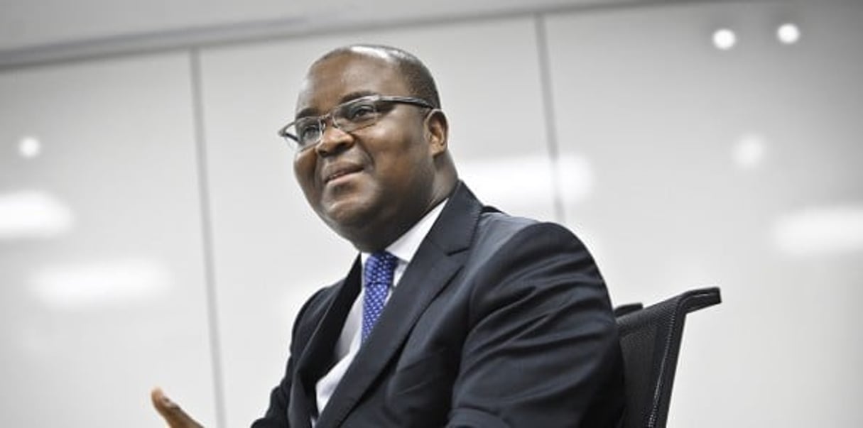 Edoh Kossi Amenounvé, le directeur général de la Bourse régionale des valeurs mobilières. © Vincent FOURNIER/Jeune Afrique