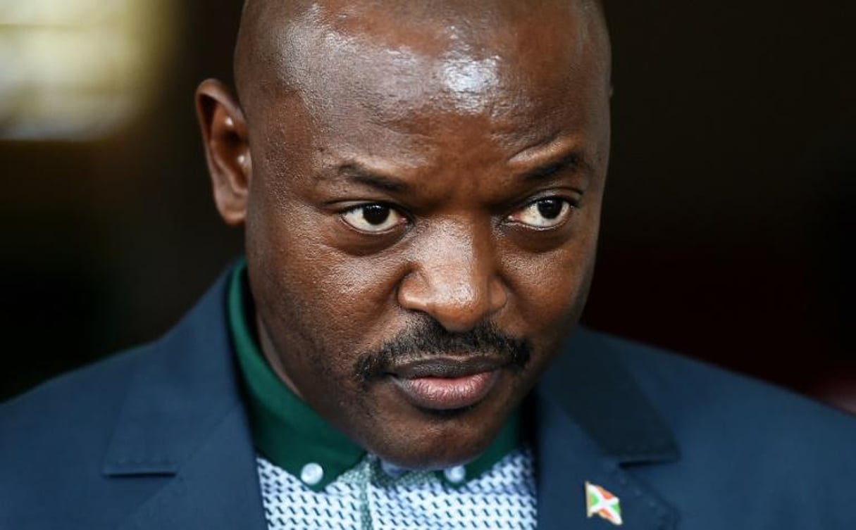 Pierre Nkurunziza, le président burundais, le 17 mai 2015 à Bujumbura. © Carl de Souza/AFP