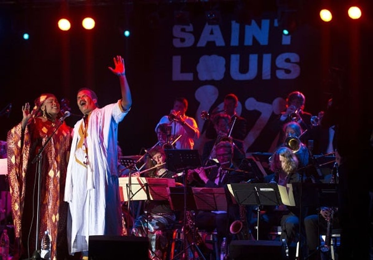 Le festival de Jazz à Saint-Louis, au Sénégal, en 2013. © Rebecca Blackwell/AP/SIPA