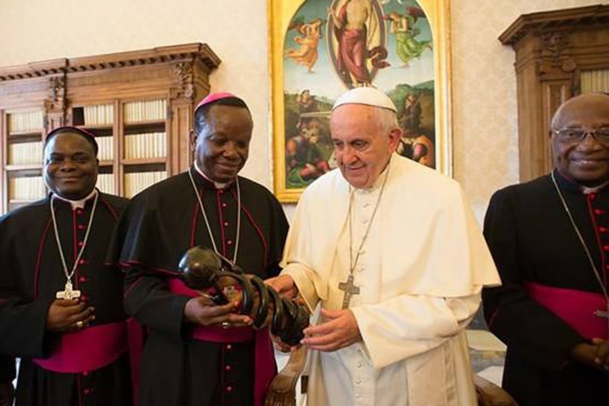 Les évêques du Togo reçus en audience par le pape François en mai 2015. © L’Osservatore Romano