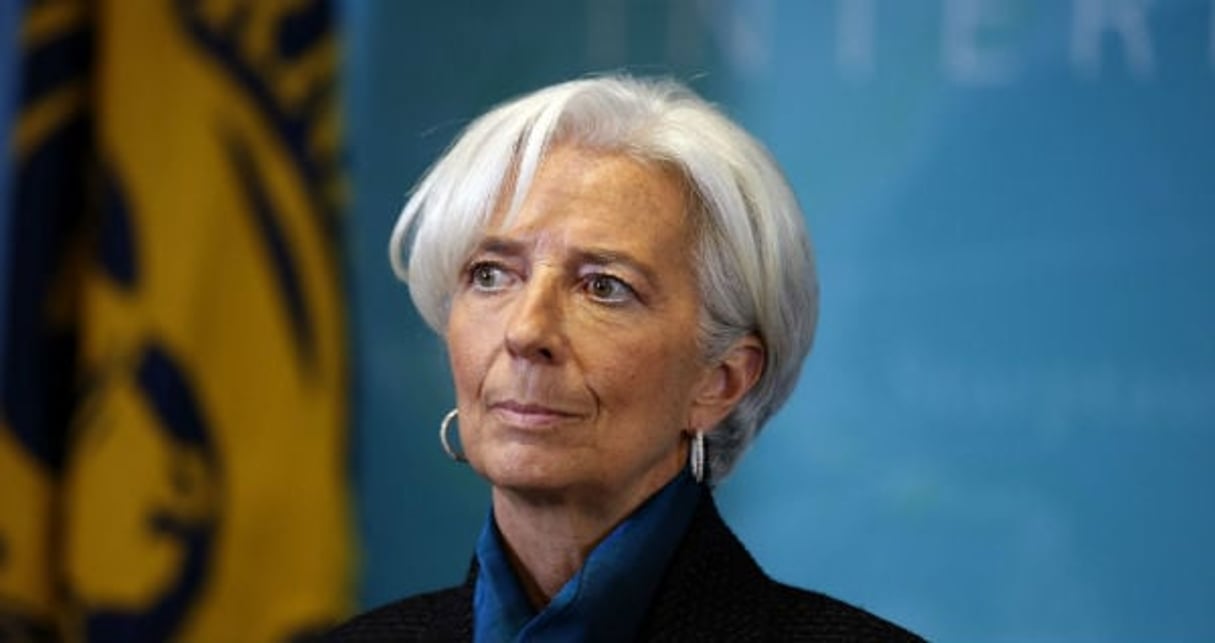 Christine Lagarde, la directrice générale du FMI. © Alex Brandon/AP/SIPA