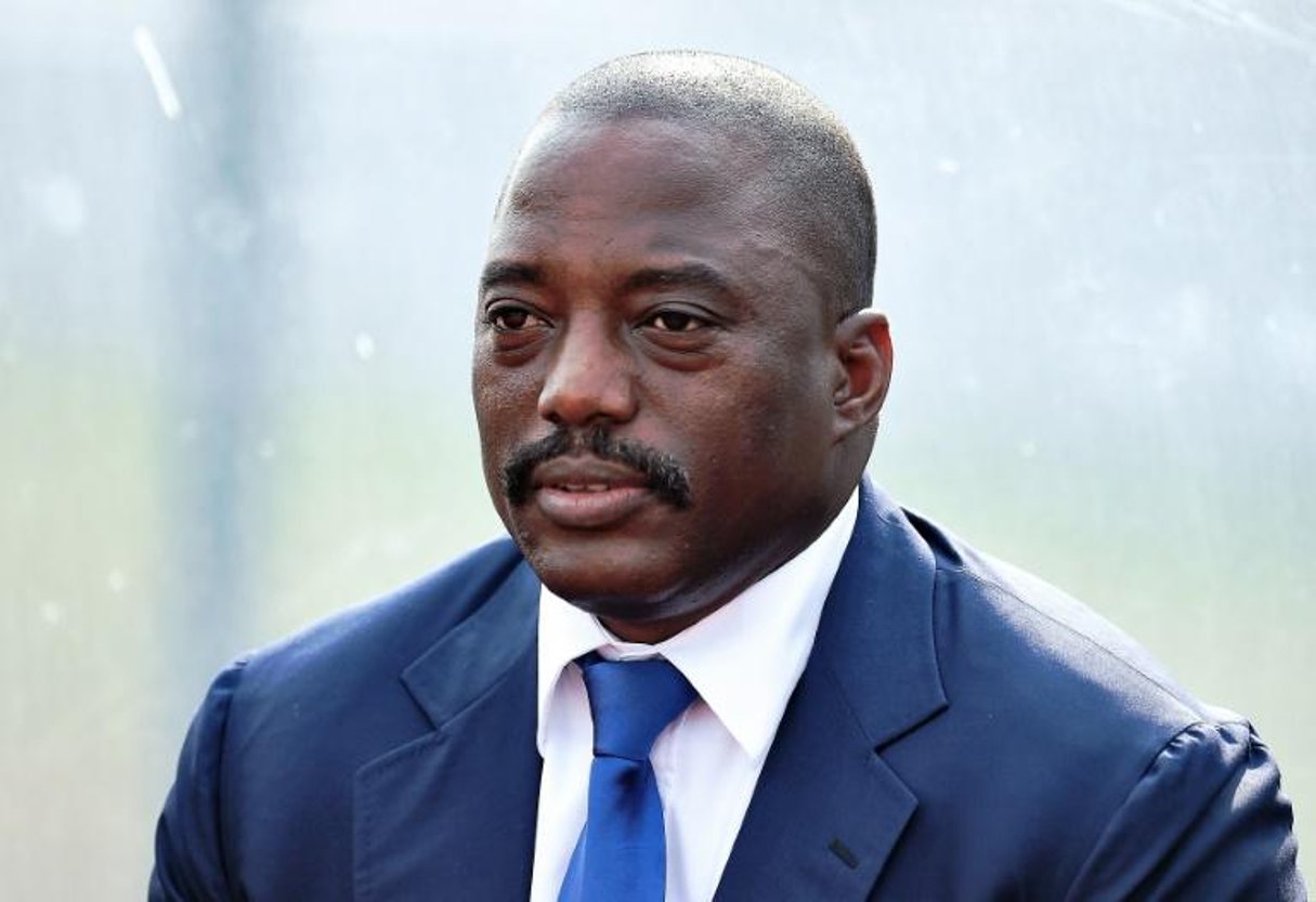 Le président Joseph Kabila à Bata, en Guinée équatoriale, le 3 février 2015. © Carl de Souza/AFP