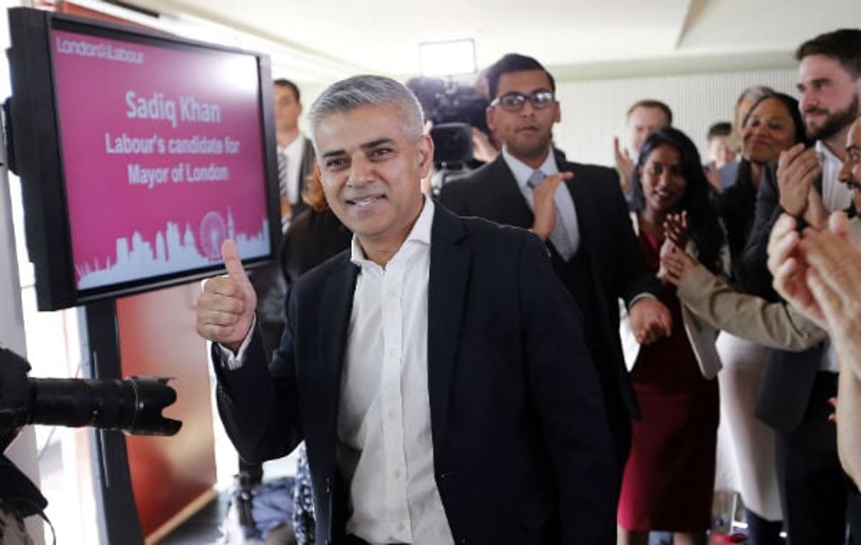 Sadiq Khan Maire de Londres. © Frank Augstein/AP/SIPA