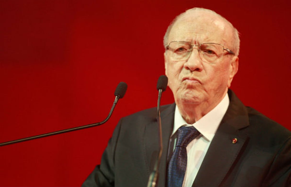 Le président tunisien, Béji Caïd Essebsi. © Aimen Zine/AP/SIPA