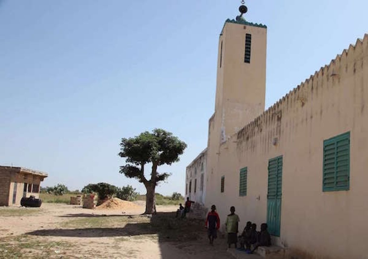 Mosquée où officiait l’imam sénégalais Alioune Badara, arrêté en octobre 2015 dans une vaste opération anti-terroriste, à Kaolack, dans le sud-ouest du Sénégal. © Baba Ahmed/AP/SIPA