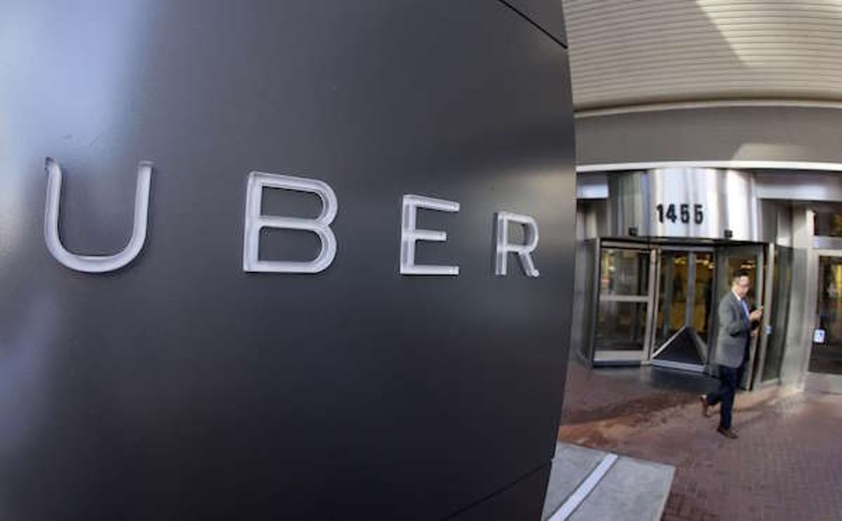 Le siège de l’entreprise américaine Uber à San Francisco (ouest), le 16 décembre 2015. © Eric Risberg/AP/SIPA