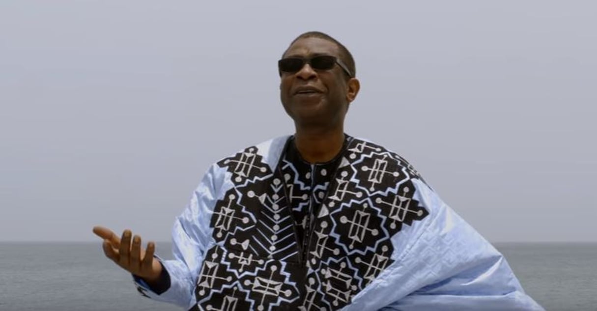 Le chanteur sénégalais Youssou N’Dour. © Capture d’écran YouTube