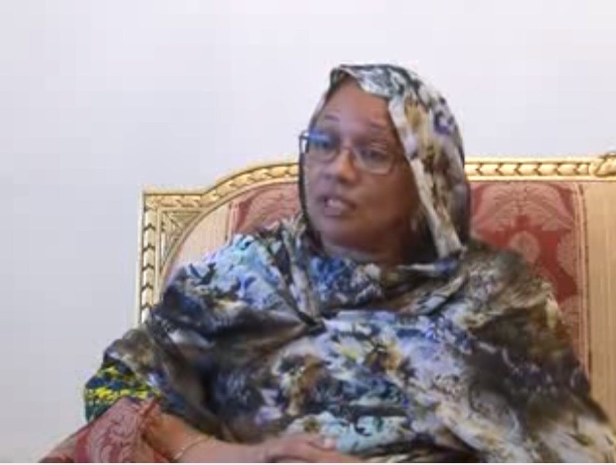 Raymonde Habré interviewée le 13 juin 2016 par la chaîne Walftv © Capture d’écran/Walftv