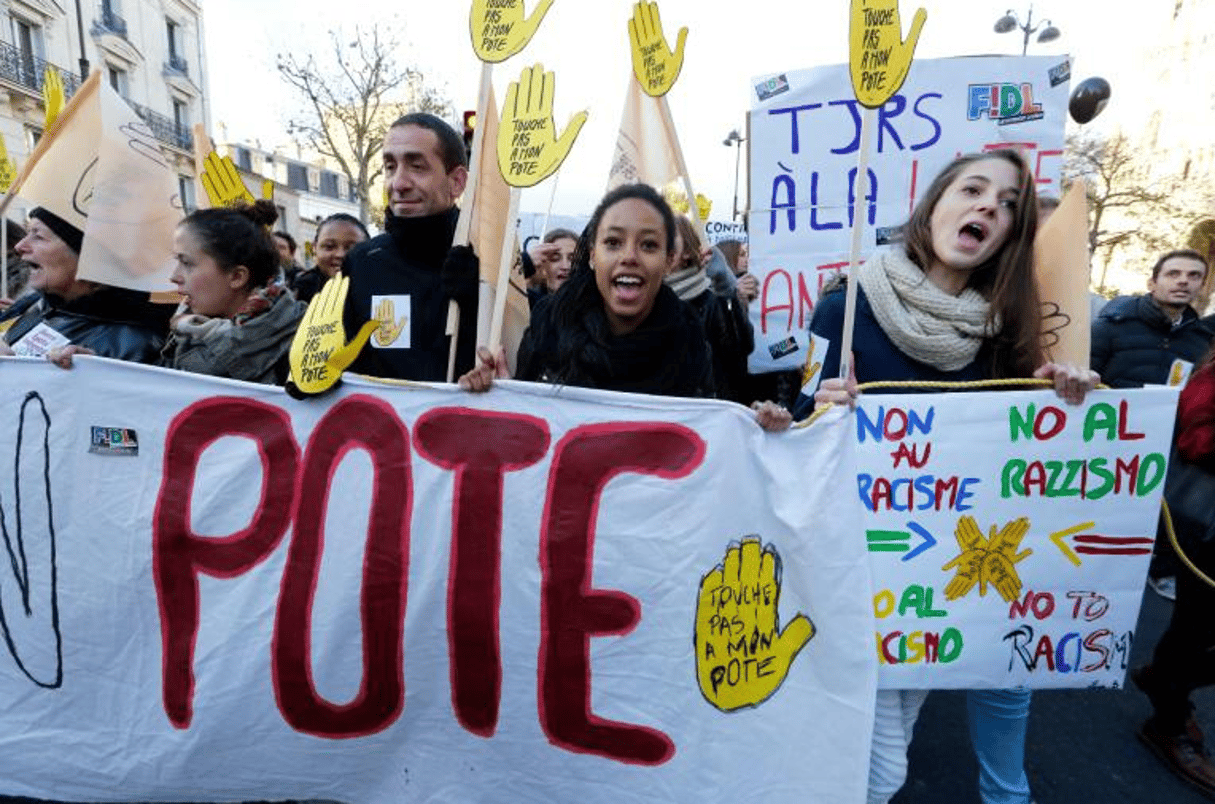 Une marche contre le racisme. © François Guillot / AFP