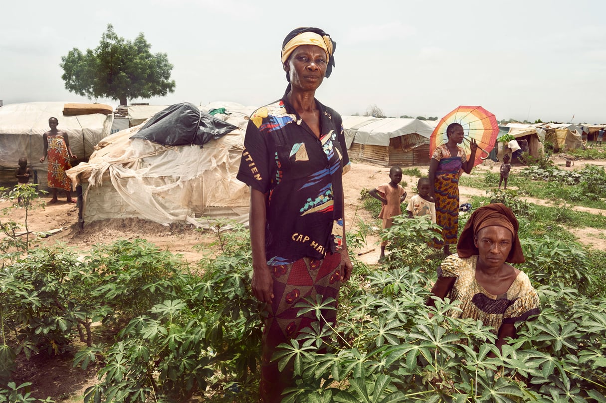 Le camp de M’Poko à Bangui, Centrafrique. © carcamp1Stephan Gladieu/World Bankb