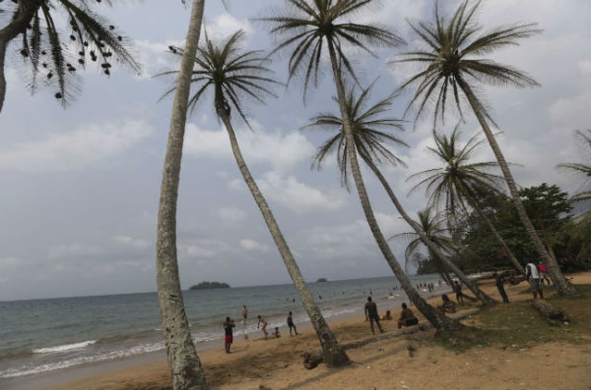 La plage d’Arena Blanca, à Malabo. © Sunday Alamba/AP/SIPA