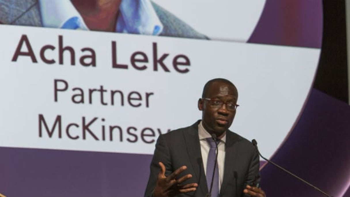 Acha Leke, DG Afrique de McKinsey. © Jacques Torregano/CEO FORUM/J.A.