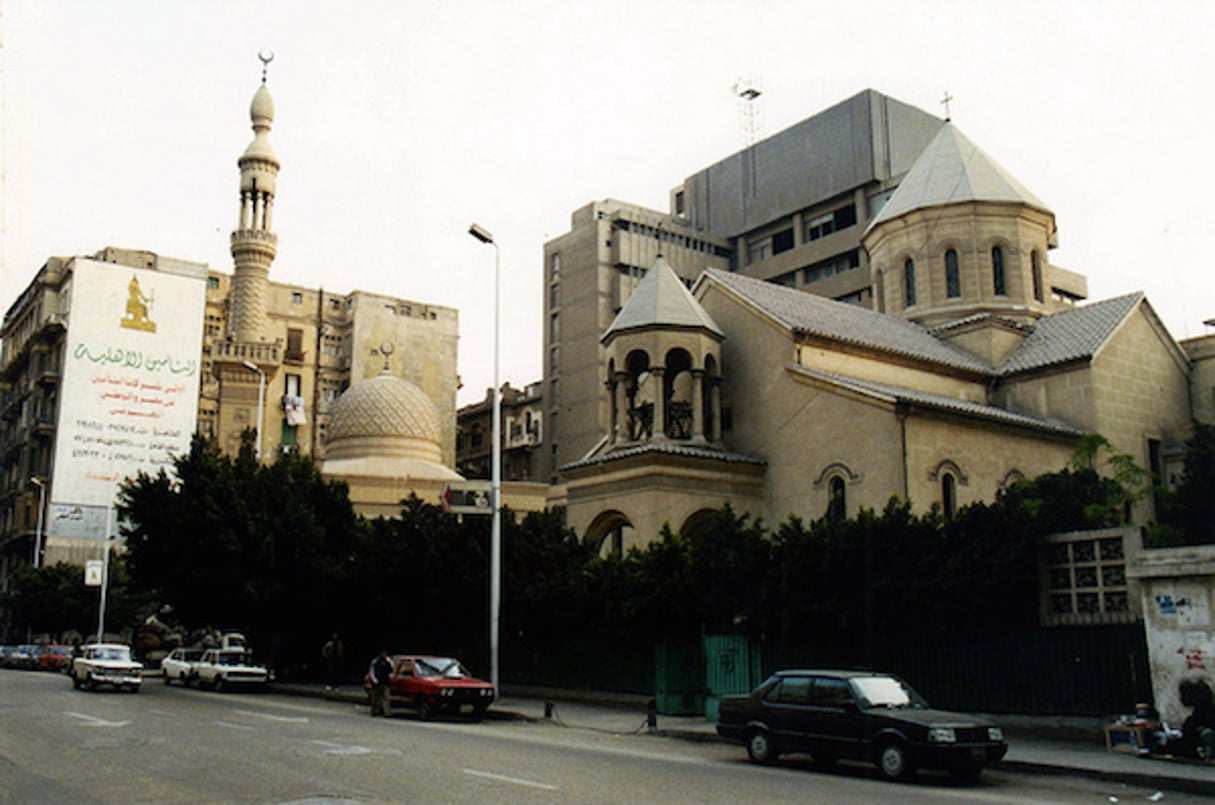 Une église copte au Caire, en 1998. © Laura Eye / Flickr