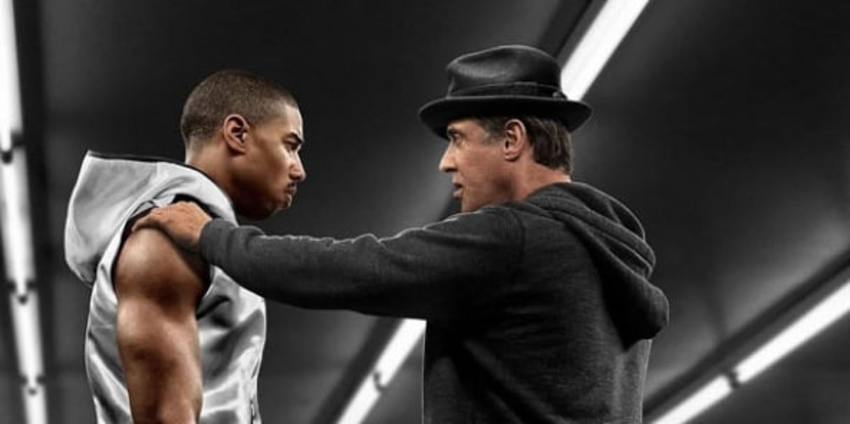 Michael B. Jordan (à g.) et Sylvester Stallone dans « Creed ». © Metro-Goldwyn-Mayer