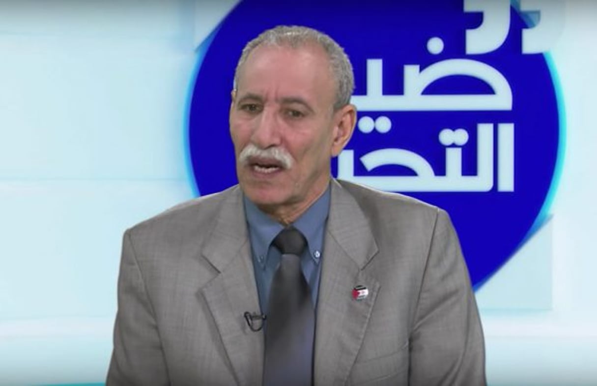 Brahim Ghali  a été élu le 9 juillet 2016 à la tête du Polisario. © Capture d’écran/YouTube
