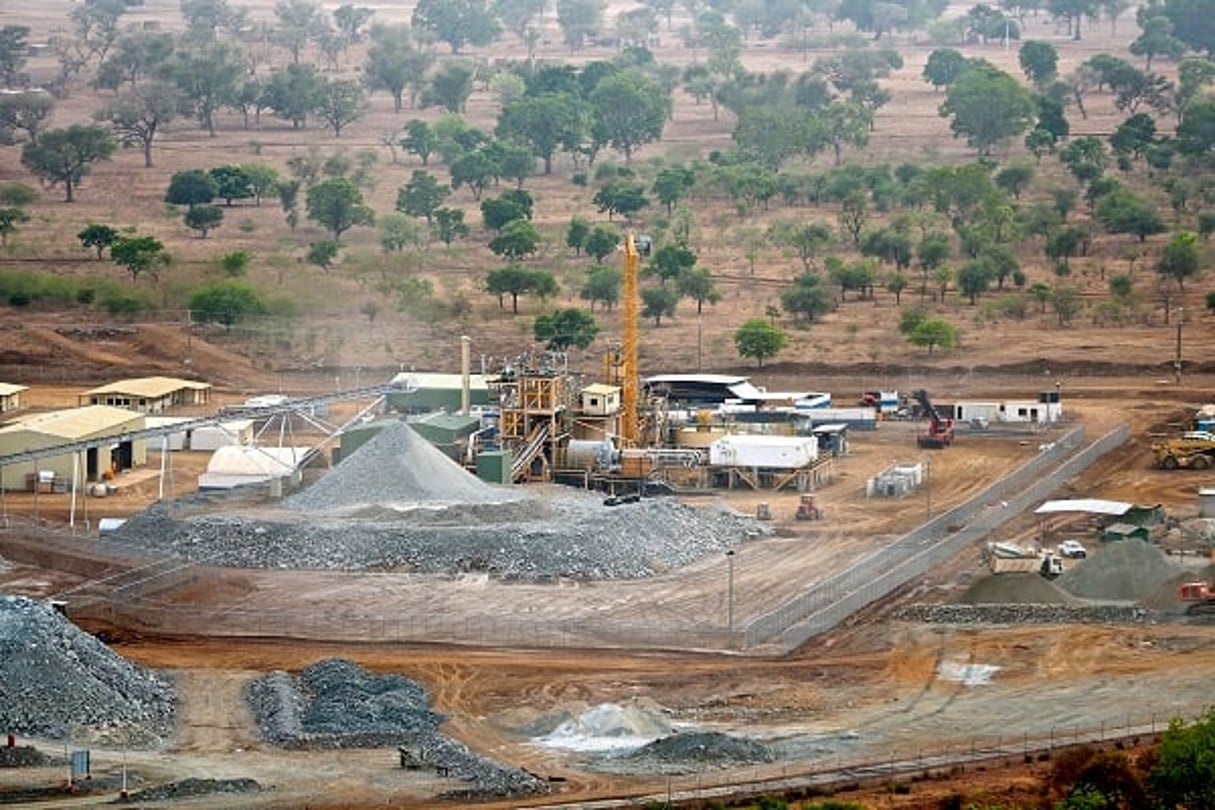 Vue de la mine de Yaramoko, au Burkina Faso, entrée en production au second semestre 2016. © Roxgold