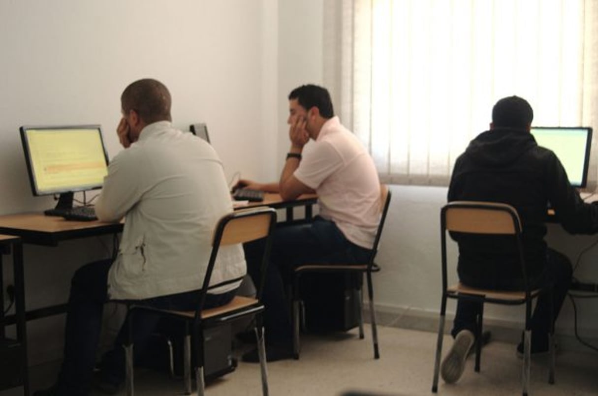 Des étudiants à l’École privée d’ingénieurs de Sousse, en 2013. © Habib M’henni/Wikimedia Commons