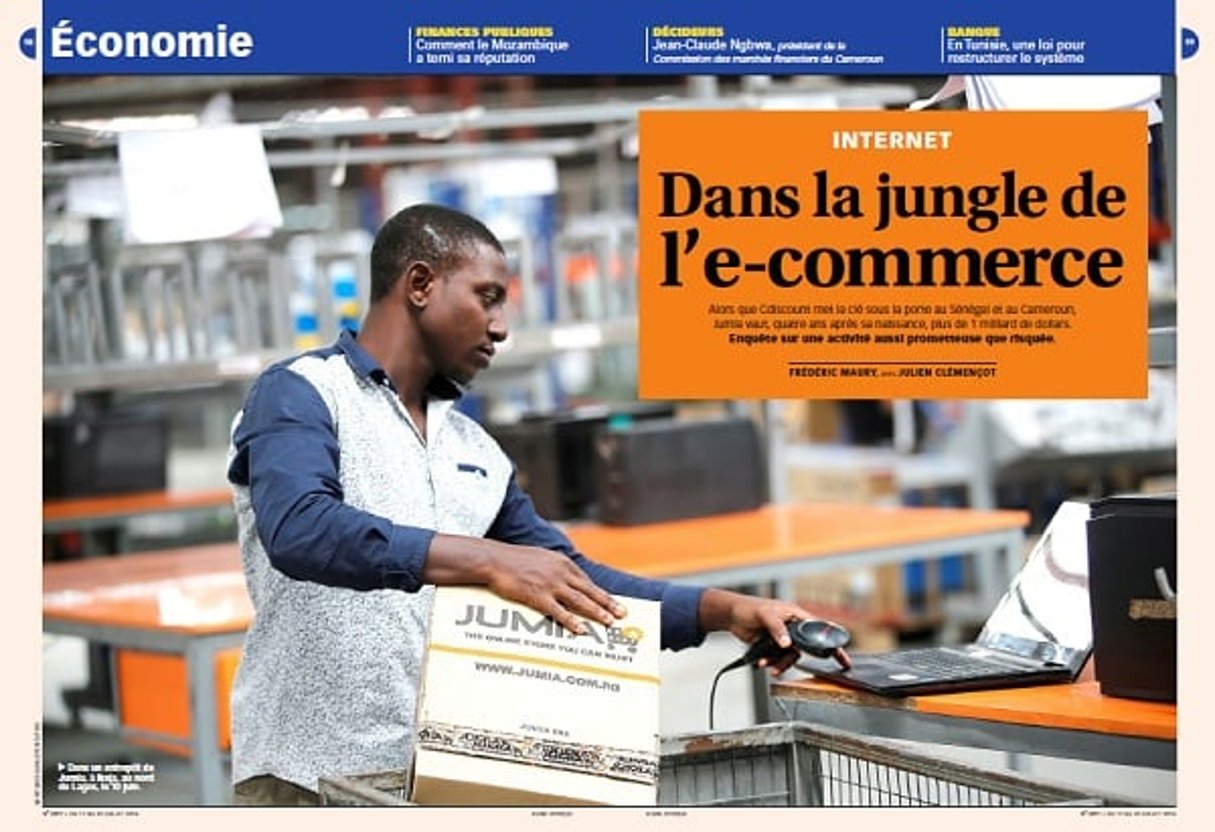 Ouverture des pages économiques du « J.A. » 2897. © Jeune Afrique.