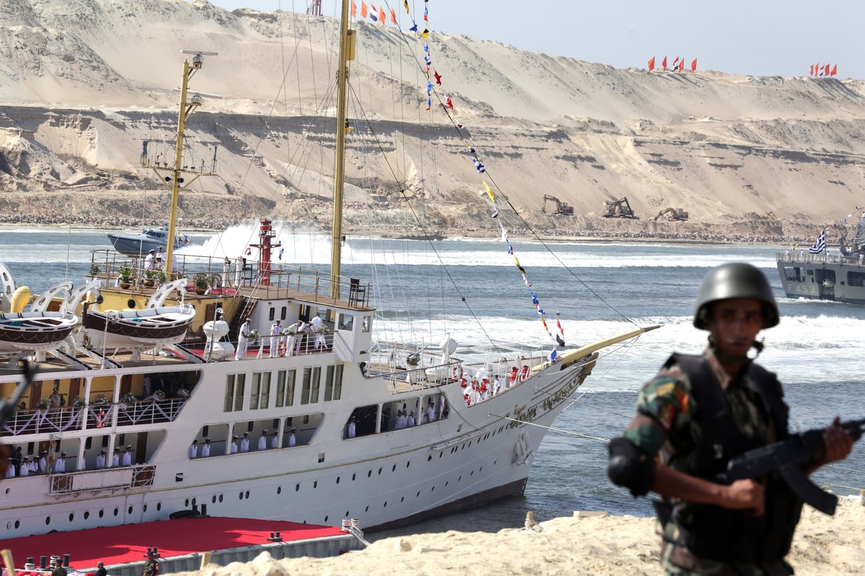 Lors de l’inauguration du nouveau canal de Suez, le 6 août 2015. &copy; david degner/GETTY IMAGES