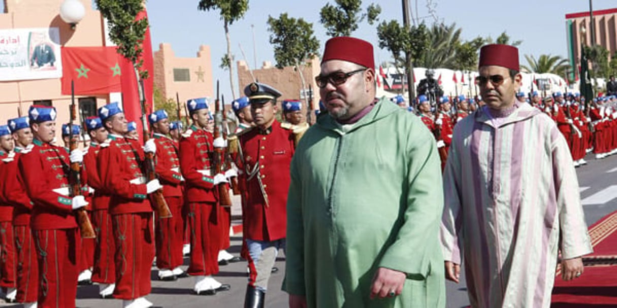 Mohammed VI à Laâyoune, le 7 novembre 2015. © Abdeljalil Bounhar/AP/SIPA