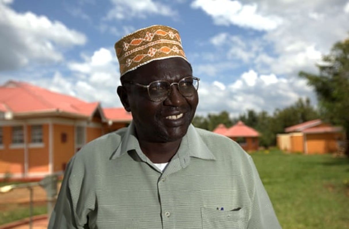 Le demi-frère du président dans le village de Kogelo, le 4 novembre 2012. © Ben Curtis/AP/SIPA
