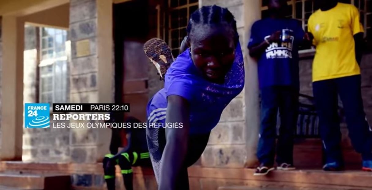 Dix athlètes représenteront les réfugiés aux JO de Rio. © France 24/ Capture d’écran YouTube.
