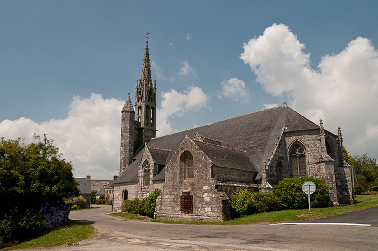 Église Saint-Jean-Baptiste, à Locjean, en Bretagne, le 14 juillet 2011. © Hervé / Flickr