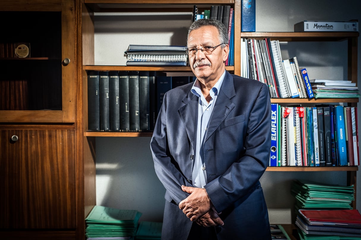 Kamal Lahbib, dans son bureau de la Société Maroc Rouleaux
à Casablanca, le 12 juillet 2016 © naoufal sbaoui pour J.A.