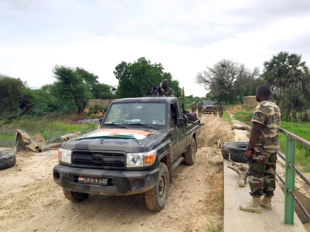 L’armée nigérienne est chargée de sécuriser la frontière avec le Nigeria. © Capture d’écran/liveleak.com