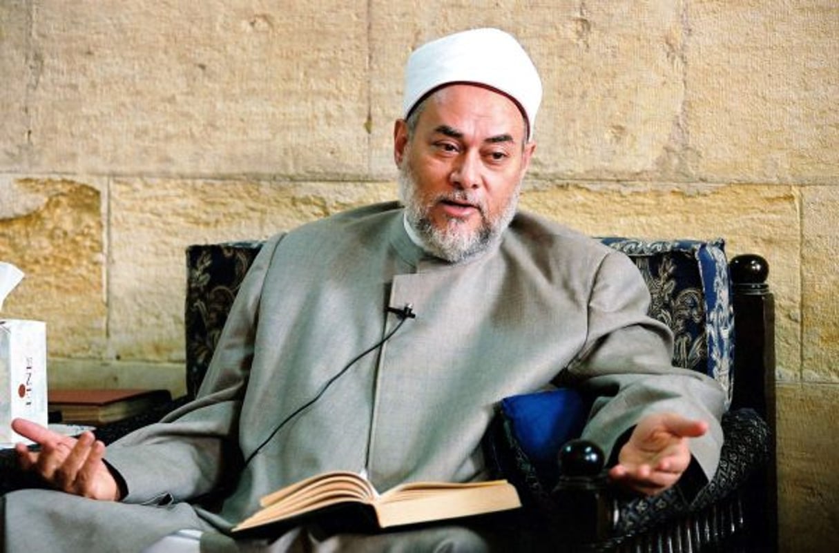 Ali Gomaa, ancien grand mufti d’Égypte, à la mosquée al-Azhar du Caire, en 2004 © Mohammed Al-Sehety/AP/Sipa