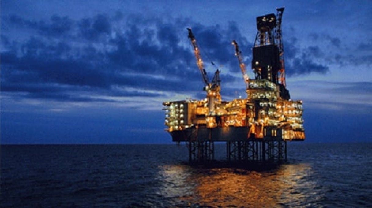 Vue d’une plateforme d’exploration pétrolière de l’italien ENI. © www.eni.com
