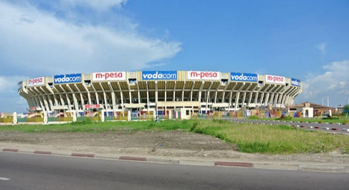 Le stade des martyrs dans la ville de Kinshasa – République Démocratique du Congo. © Antoine Moens de Hase / creative commons