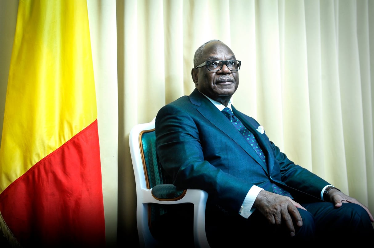 Ibrahim Boubacar Keïta, à Paris, lors d’une interview à JA,en décembre 2015. © Vincent Fournier/JA