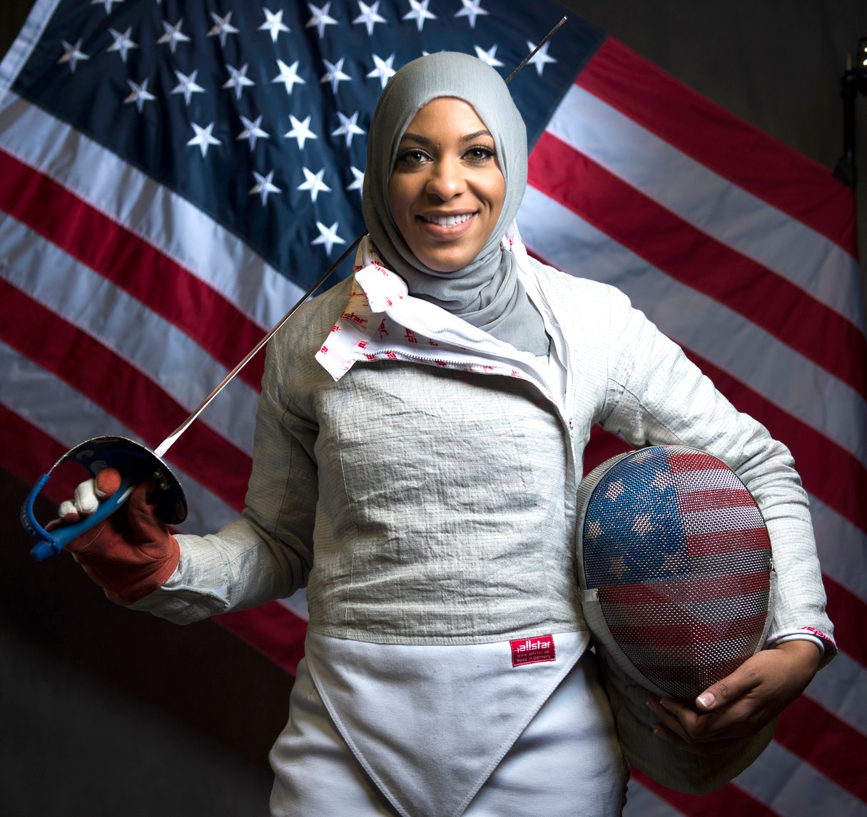 La sabreuse américaine Ibtihaj Muhammad. &copy; Valerie Macon/AFP