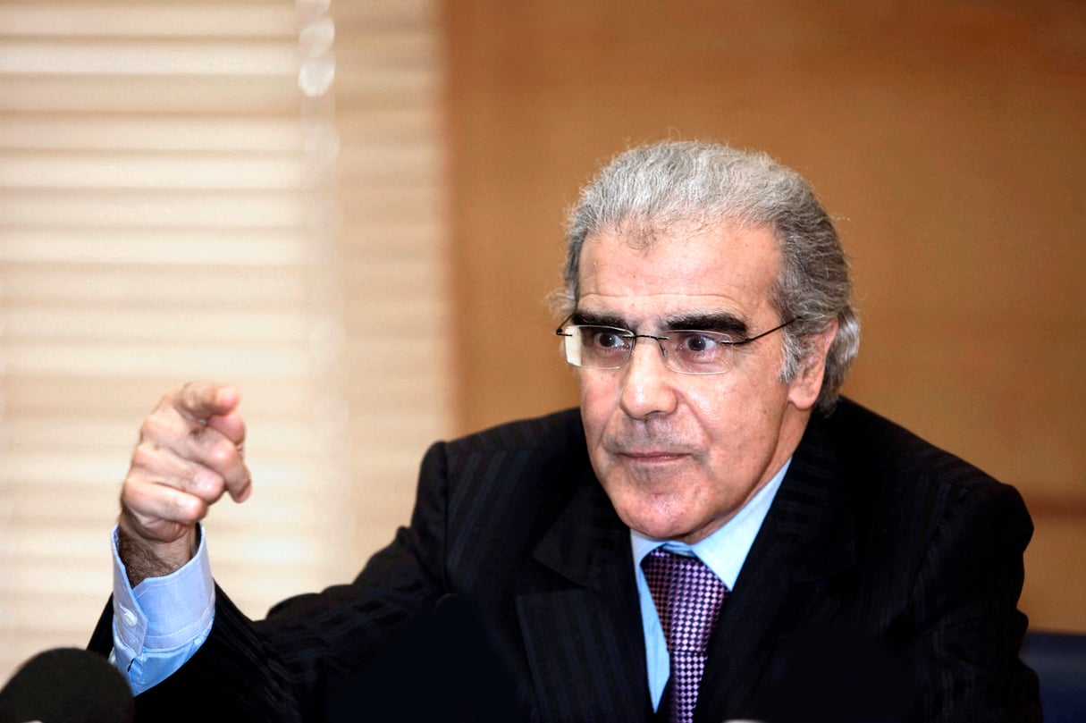 Abdellatif Jouahri est le gouverneur de Bank Al-Maghrib, la Banque centrale du Maroc. © Stringer/REUTERS