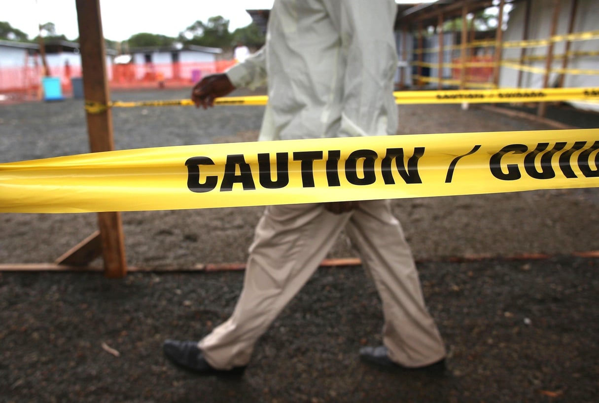 Au Liberia, lors de l’épidémie de fièvre Ebola. © AFP