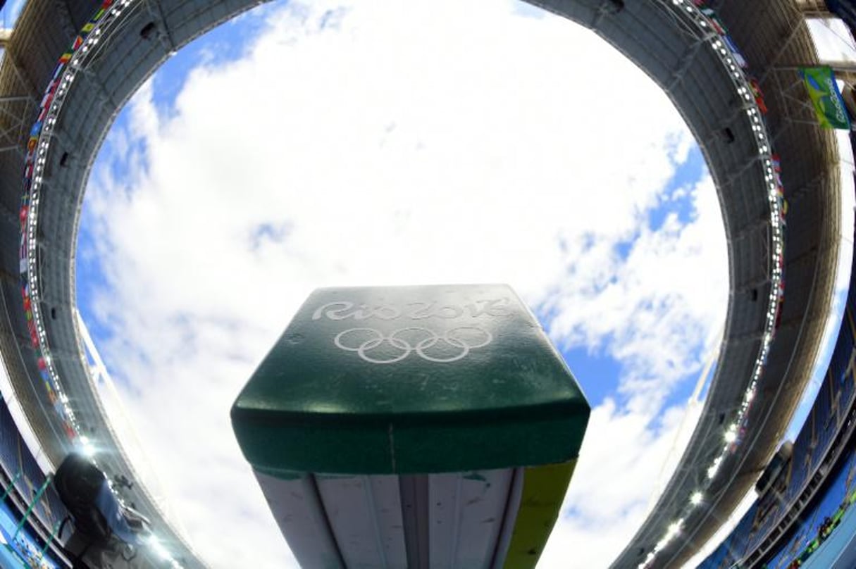 Le stade olympique à Rio le 11 août 2016 à la veille du début des épreuves d’athlétisme. © AFP/FRANCK FIFE